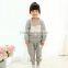 2016 Hot selling no brand name clothing set children wholesale clothes picture baby fashion autumn pajama clothing set
