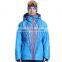 Men outdoor winter clothing OEM colourful ski jacket