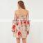 Smocked bodice full sleeve mini dress SS18 floral printed womenswear