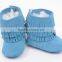 Fringed Genuine Leather Suede Baby Boots