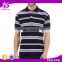 2016 Guangzhou Shandao OEM Factory New Design Summer 180g 100% Cotton Short Sleeve Plain Stripe B2B Clothing