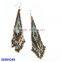 tassels bugle bead earring pendant of mixture colour for fashion women accessory