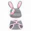 Wholesale 0-6 month newborn baby photo prop knit bunny costume M5032824