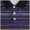 T184-092-1505BS Men Polo Shirt Short Sleeve Custom Striped Polo Shirt