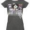 custom design screen printed printed girls tshirt