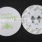 good quality led coaster 8led bottle coaster 3M bottle sticker