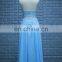 Sexy Halter Design Long Chiffon Girls Bridesmaid Dress Pattern