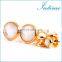 High Quality Luxurious Cuff Links Gifts Shirt Gold Cufflinks with Studs