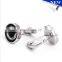 New Round Enamel Crystal Plated Cufflink Men's Jewerly