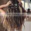 Bohemian Exaggerated Full Rhinestone Headdress Water Drops Gems Tassel Headband Headchain Headpiece