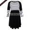 2017 Women Black Chic Blocked Stripe Jersey I Ladies Dresses