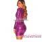 Adult Hot Girls Sexy Rose Black Open Back Long Sleeve Sequin Club Dresses 2016