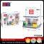 Hot selling Mini Stress 186pcs Plastic Construction Toy Building Blocks Play Set for kids