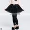 T-GP012 New Style Warm Black Velvet Girls Fashion Skirt Pant