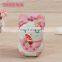 Hot sale Korean style birthday gift for girl child cute lucky cat cartoon tin money box metal piggy bank with lock and key