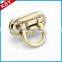 Customized Gold Fashion metal bag lock for leather bags