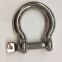 HKS370 Stainless Steel Screw Pin Bow Adjustable D Type Shackle For Anchor Chain