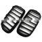 1 Pair Gloss black Single Slat Line Front Grille Kidney grill for BMW X5 X6 F15 F16 2014 2015 2016 2017
