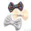 4 Inch/3 Inch DIY headbands babies accessories 38 colors sequin fabric baby girls kids hair bows without clip