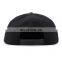 Classic two tone fitted cotton 5 panel snapback hat