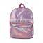 Shiny Backpack Laser Leather School bag Rainbow Daypack For Girl
