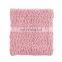 Heavy Cozy Premium Pink Chunky Handmade Knit Yarn Wool Blanket for Bedroom deco