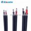 2x4mm2 High Current 1000V Solar Engineering Projects Two Cores Solar Cable