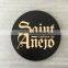 Black Print Color Laser Logo Wooden Coaster,Wooden Cup Mat