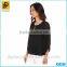 2016 new fashion design women blouse ladies long sleeve lace blouse wrap front blouse