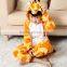 fleece unisex kids animal costume role-playing onesie pajamas 85-125cm