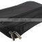 Concise black zippered makeup bag, design for small cosmetic tools