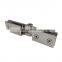 high quality bathroom square zinc alloy polished glass to glass door clamp