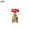 BT4001 good market locking brass 3 way gate valve/stop valve