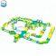 Giant Inflatable Floating Water Park For Adults, Floating Inflatable Aqua Park Adventure Water Sports