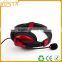 Cheap stereo good quality factory best price gaming headphones with bendable microphone