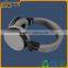 Top quality funny stylish popular unique design cool grey leather headphone