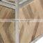 Metal White Leg Side Table,Solid Wood Side Table, Drawer Side Table