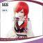 beauty white and red deep curly deep curly 1/3 BJD doll wigs with two clip ponytail