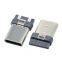 Typec Male Connector Mobile Phone Charger Accessoriess Usb Plug Nickel Plated Terminal