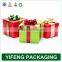 Window Clear Plastic Decorative Christmas Box For Gift Packaging