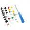 Universal Auto Bumper Rivet Car Clips Retainer Fasteners+1removal Tool Mixed Automobile Plastic Fastener PE Plastic Bags CN;HEB