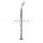 A005 Hotel Balcony Inox Casting Tube Balustrade Stainless Steel Deck Pipe Railing Designs