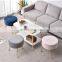 Stool Dining Round Modern Indoor Home Luxury Foot Step Living Room Furniture Metal Chairs Gold Velvet Storage Stools Ottoman