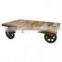 wooden rectangle center table