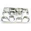 School Mess Stainless Steel Dinner Plate Buffet Tray  Lunch Box, High Quality 5 Compartment Dinner Plate