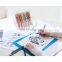 360-Degree Rotating Acrylic Pencil Holder Desk Acrylic Pen Holder Makeup Brush Organizer
