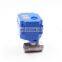 CWX-15N DC5v DC12v ADC9-24V AC85-220V моторный шаровой кран 2-хходовой из латуни, SS304, UPVC