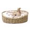 High Quality Pet House Rattan Basket/ Wicker Rattan Dog Cat House Pet Carrier Basket