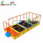 Hot sale colorful indoor jump trampoline for amusement park