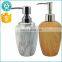 OEM ODM 280ml no spill plastic acrylic glass soap foam pump bottle